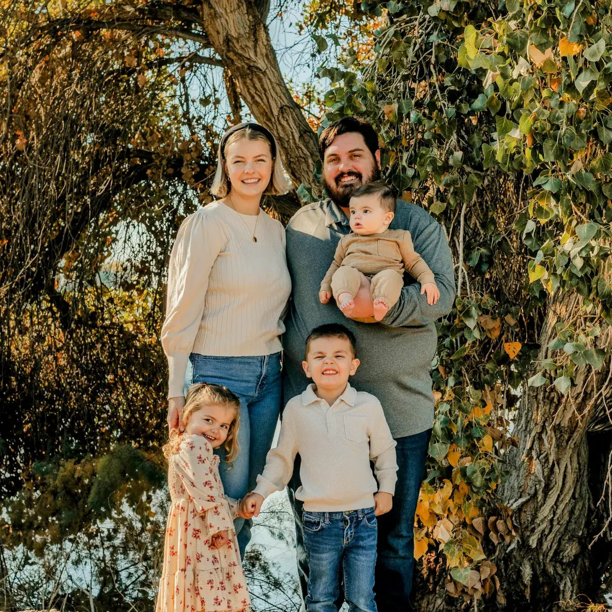 A young family of the next generation of the Canyon family